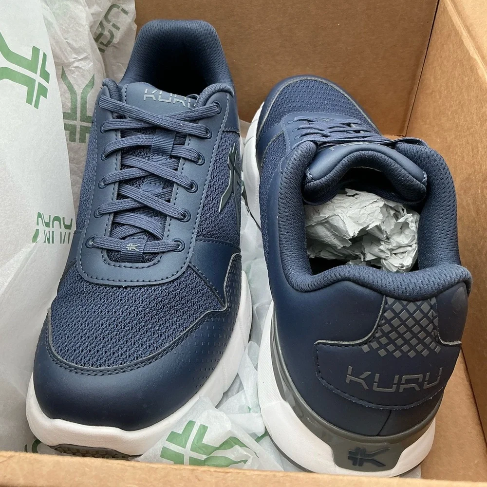 KURU Quantum‎ 2. Men's Navy Sneakers size 10 Wide